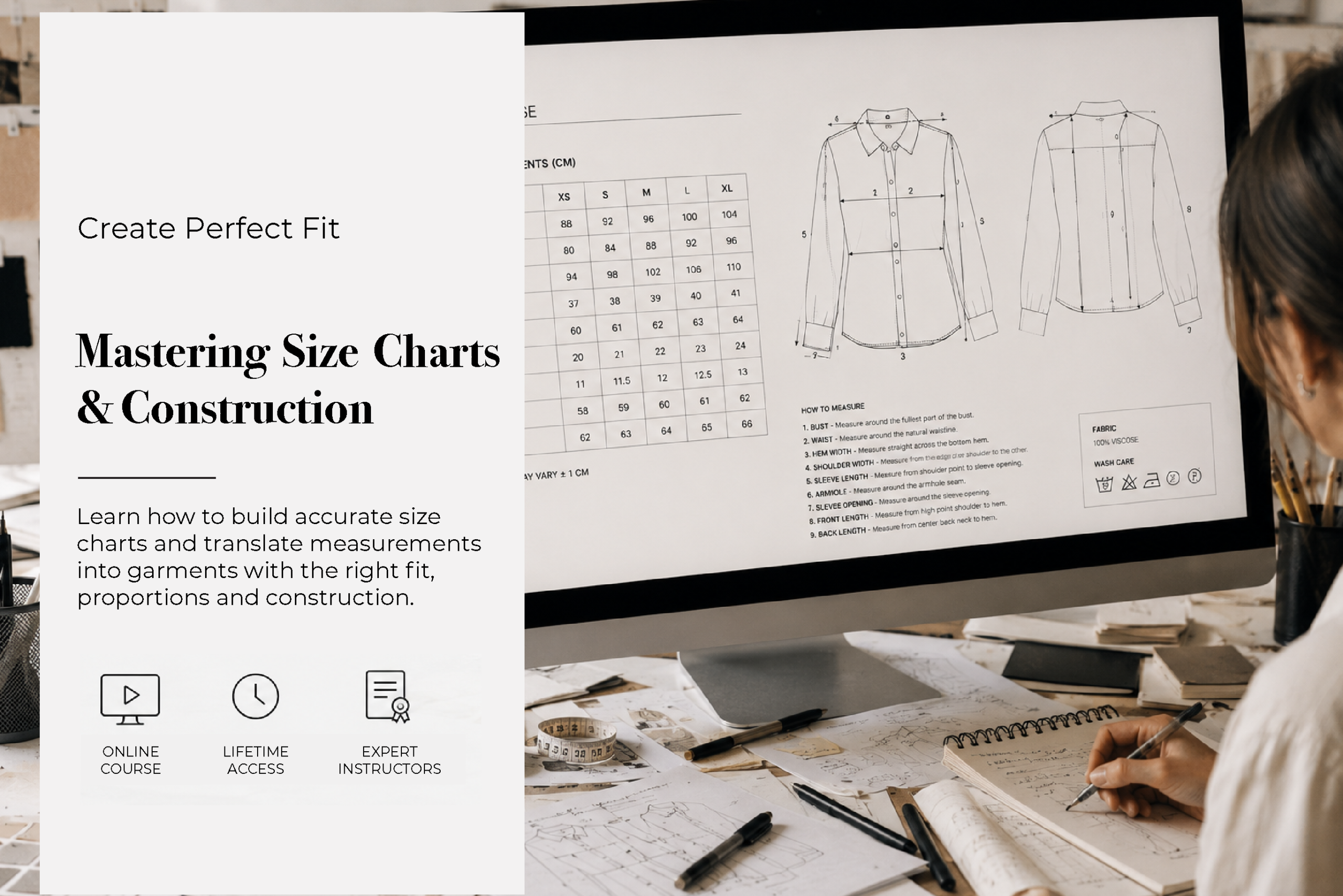 How to Create Size Charts & Construction